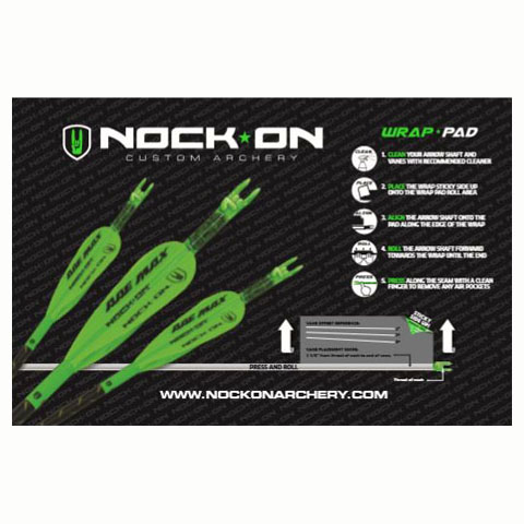 How to Properly Install Arrow Wraps 6 Nock On Archery Wrap Pad