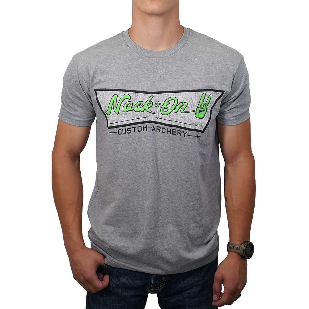 Introduction to Nock Fit 1 Nock On Archery Old School Tee Shirt