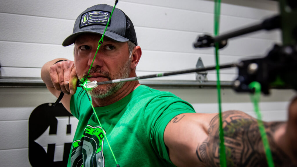 Range Time with the Back Strap Nock On Archery