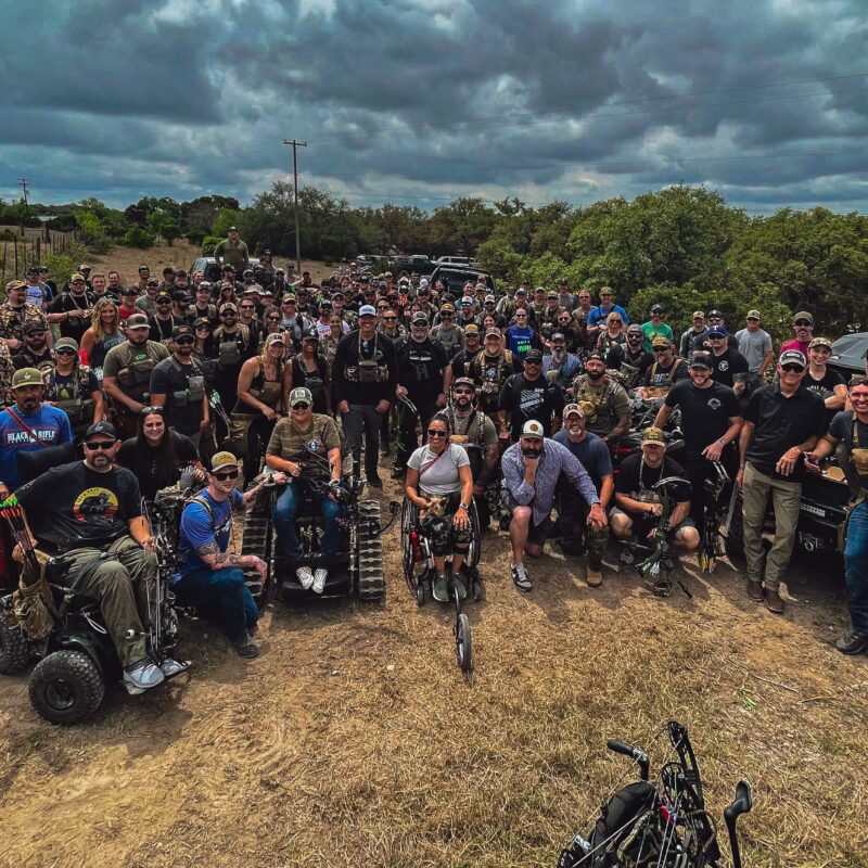 USA Veterans shooting archery with John Dudley and Black Rifle Coffee Company.