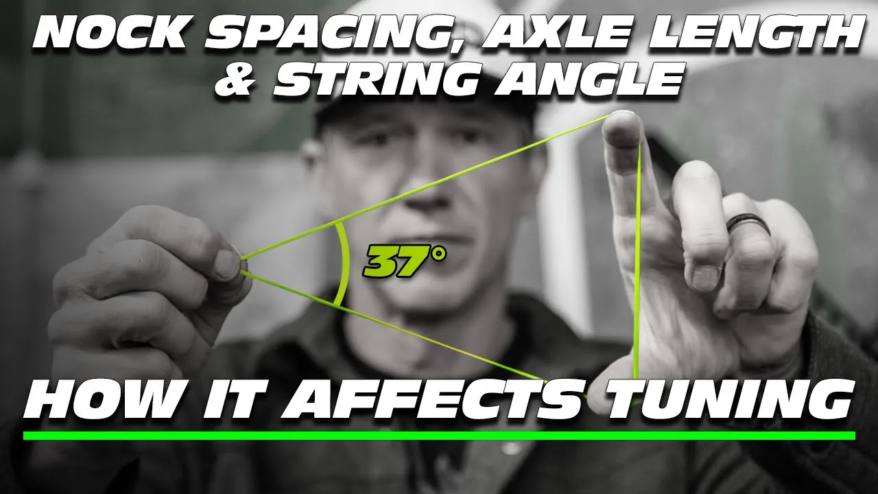 Nock Spacing, axle length, and string angle (how it affects tune)
