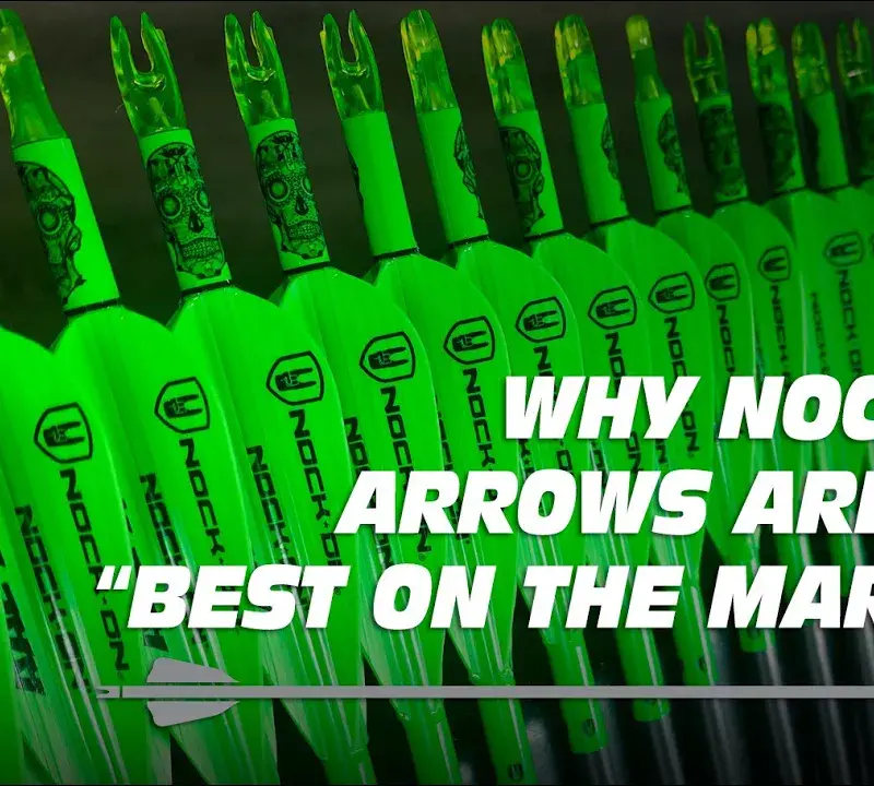 A line up of Nock On arrows