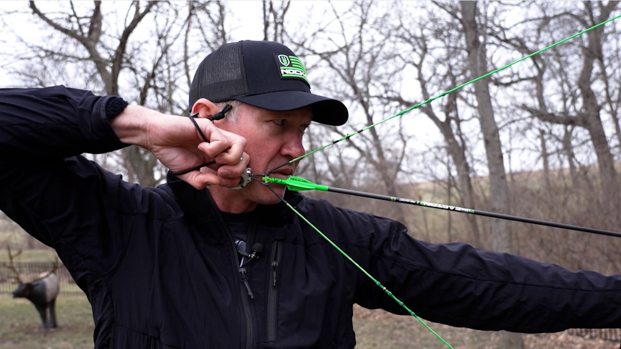 Set Up Your Silverback Release - John Dudley testing the Silverback release at close range.