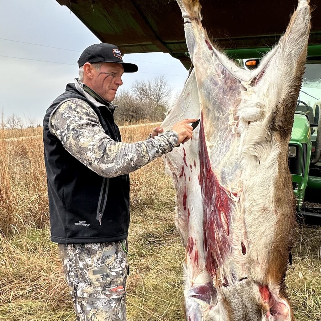 Processing a Deer after Field Dressing