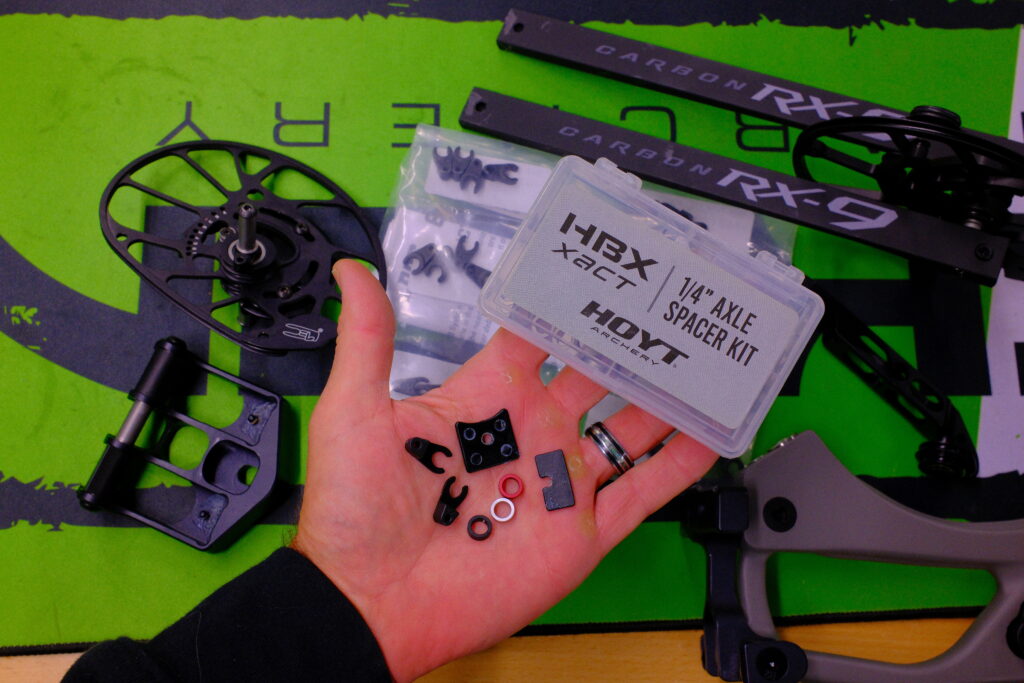 Cam shimming is one of the most common things used to fine-tune arrow flight.