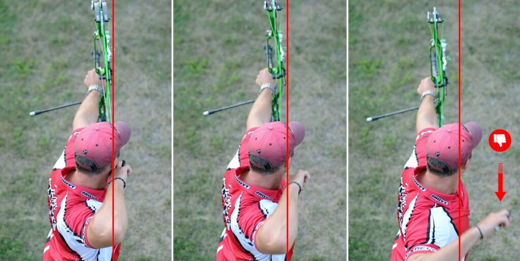 Stop Using Your Biceps: The Simple Fix for Inconsistent Archery Shots 1 rear elbow incorrect