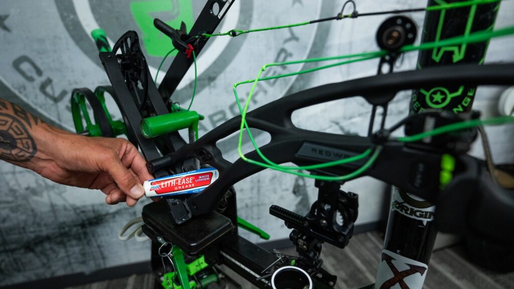 One Maintenance Trick That Makes Your Bow Dead Silent in the Field 1 white lithium grease